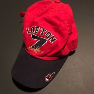 Cleveland Indians Kenny Lofton dad hat